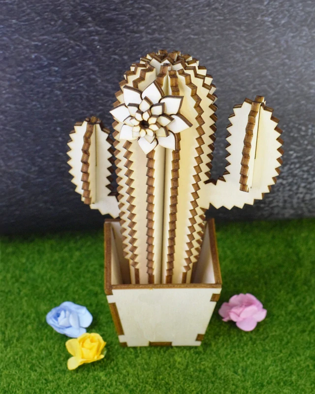 Jarní dekorace kaktus