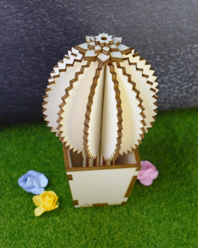 Jarní dekorace kaktus