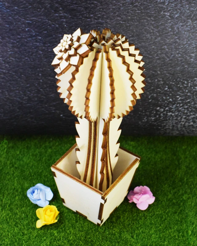 Jarní dekorace kaktus