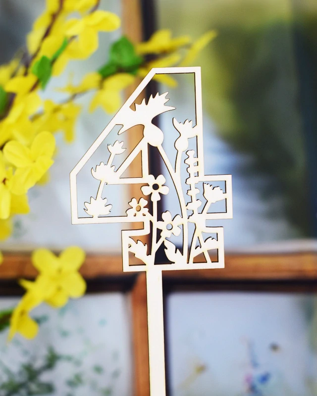 Zápich s květinami