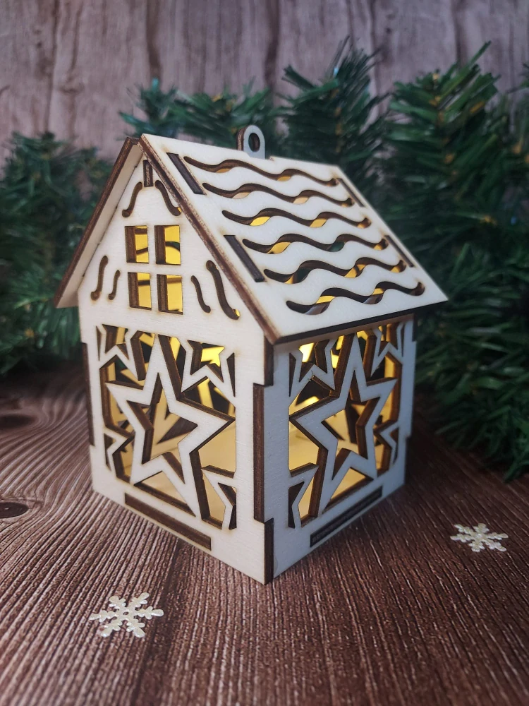 Vánoční domeček s hvězdou