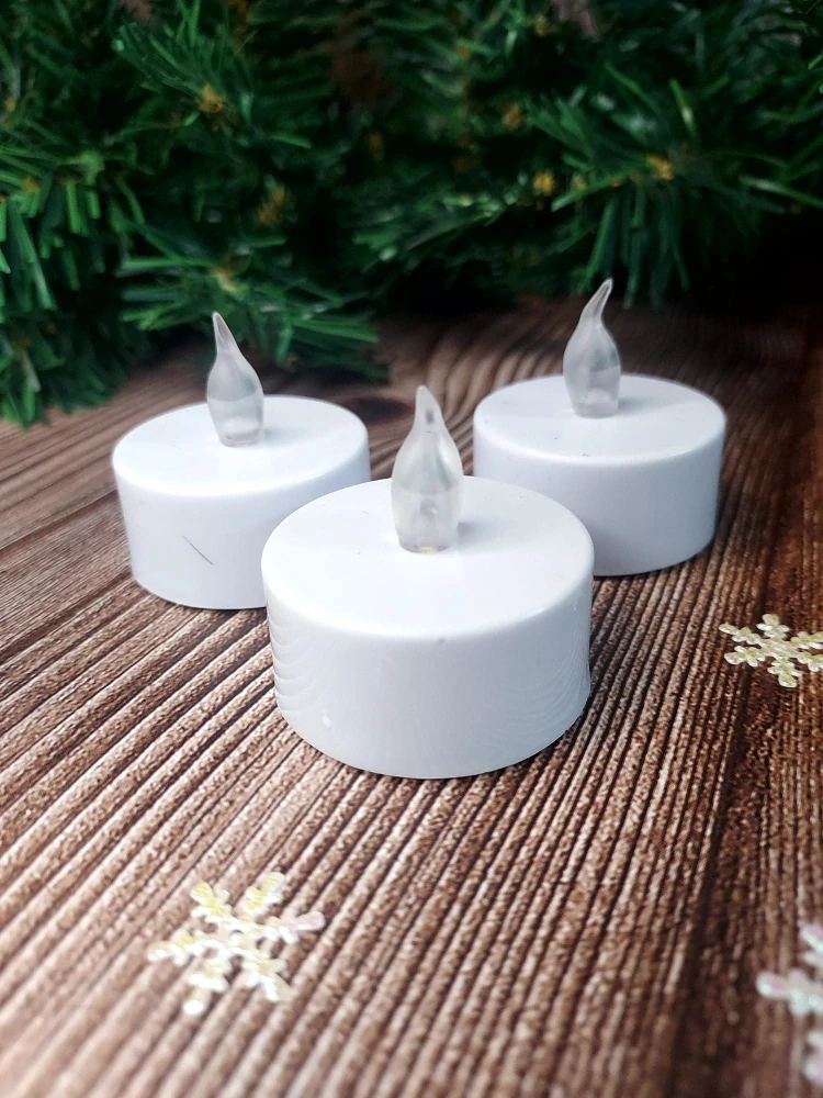 Led svíčky teplá bílá