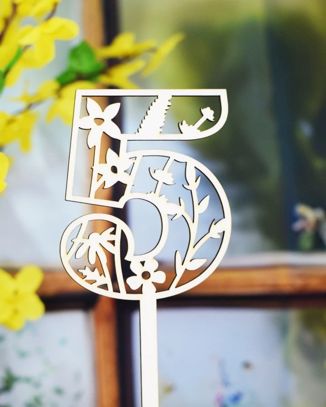 Zápich s květinami