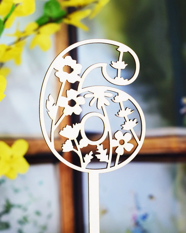 Zápich s květinami