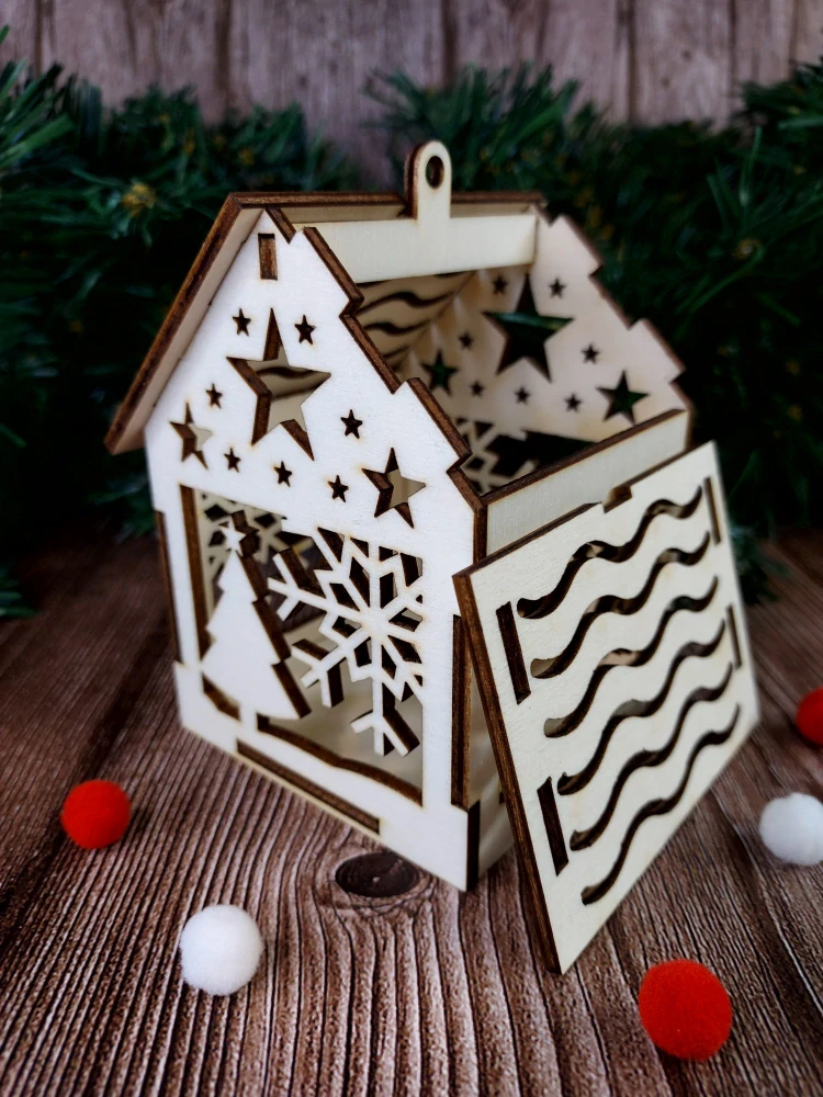 Vánoční domeček se stromečkem 