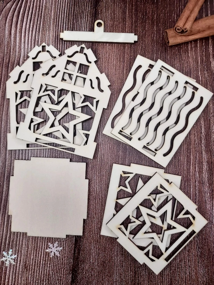 Vánoční domeček s hvězdou