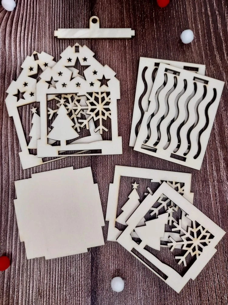 Vánoční domeček se stromečkem 