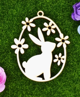 Velikonoční vajíčko s květinkami