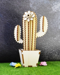 Jarní dekorace kaktus