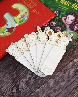 Dřevěné záložky 