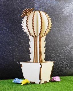 Jarní dekorace kaktus