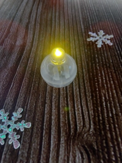 Led kulička-teplá bílá