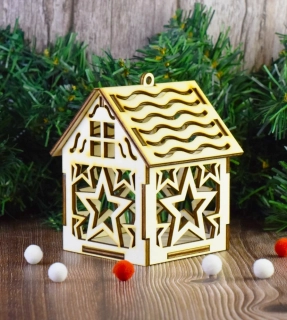 Vánoční domeček s hvězdou