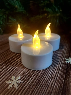 Led svíčky teplá bílá